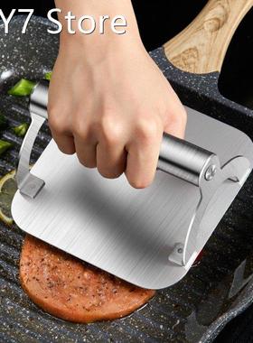 Stainless Steel Bacon Press Multipurpose Manual Hamburger Pa