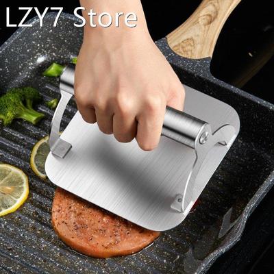 Stainless Steel Bacon Press Multipurpose Manual Hamburger Pa