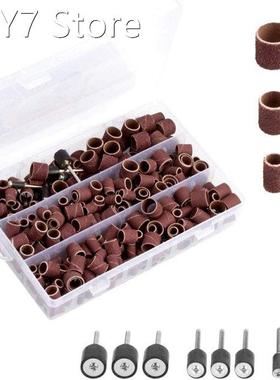 338 Pcs Sanding Drum Kit, Including 329 Pcs Sanding Belts An