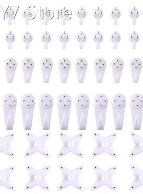 50Pcs Creative Hanging Hooks Invisible Pushpins Load Weight