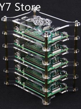 1-5 Layer Raspberry Pi 4 Model B Acrylic Case Clear Transpar