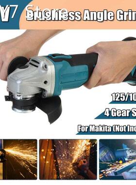 4 Speed Brushless Electric Angle Grinder Cordless Woodworkin