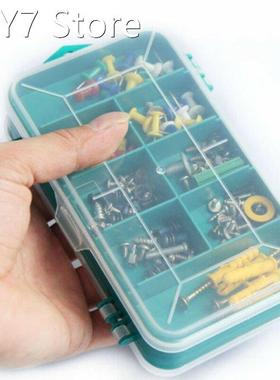 8-Slot Tool Box Plastic Screws Threads Bolts Nails Nuts Stor