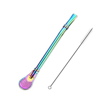 1PC Stainless Steel Straws Metal Straw Tubules Yerba Mate Fi