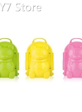 2022 New Winter Cartoon 3D Bear Animal Shape Sand Snow Mold