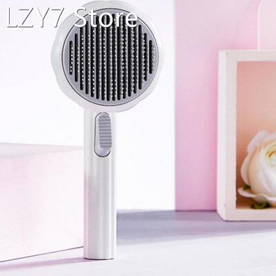 Pet Cat Comb Dog Hair Removal Selfcleaning Flea Comb for Cat