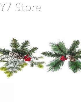 Christmas Simulation Berry Artificial Pine Needles Red Berry