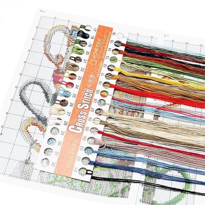 Coffee Cup Pattern Cross Stitch DIY Embroidery kits DMC 14CT