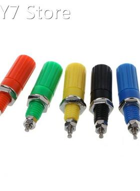 5 Pcs Binding Post 5 Colors Speaker 4mm Banana Plug Test Con