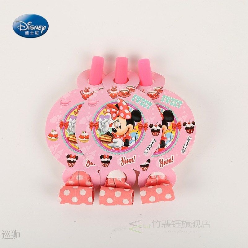6pcs/lot minnie mouse beautiful cartoon blowouts baby party