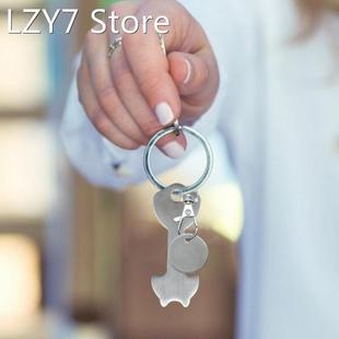 Metal Shopping Trolley Tokens Key Chains Decorative Key Hook