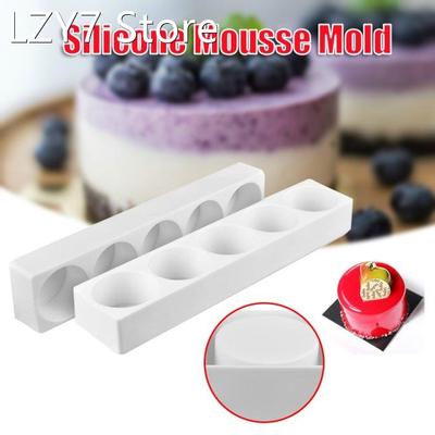 5 Cells Round-shape Cake Moulds Silicone Mold Mousse Ice Cre