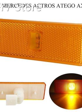 1PC LED Side Marker Lights Amber Lamp Reflector For Mercedes