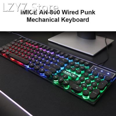 iMICE AN-800 USB Wired Gaming Keyboard 104 Keys RGB Backlit