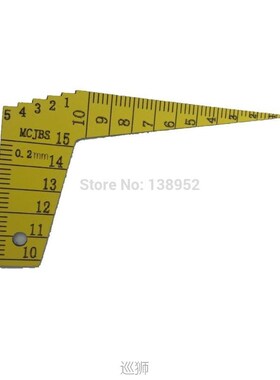 1pcs Japanese MCJBS plastic feeler gauge 1-15mm Taper Weldin