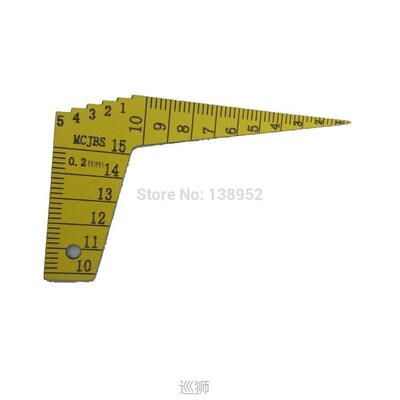 1pcs Japanese MCJBS plastic feeler gauge 1-15mm Taper Weldin