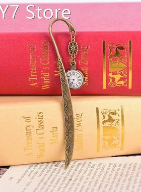 Hot Funny Clock Metal Bookmarks Vintage Retro Tower Book Mar
