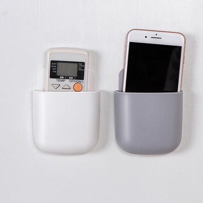 Wall Rack Socket Stand Shelf Office Storage Box Home Desktop