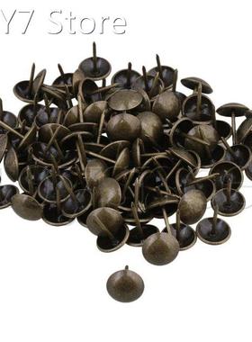 100PCS Wood Furniture Bronze Tacks Studs Pins 16mm Length