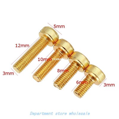 SULEVE New 10pcs M3ASH3 M3 Hex Head Socket Cap Head Screws A
