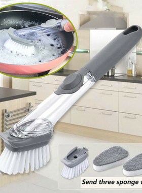 Dishwashing-Brush Automatic Plus-Detergent-Brush 1-Brush-Hea