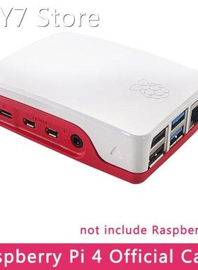 Original Raspberry Pi 4 Official Case ABS White & Re