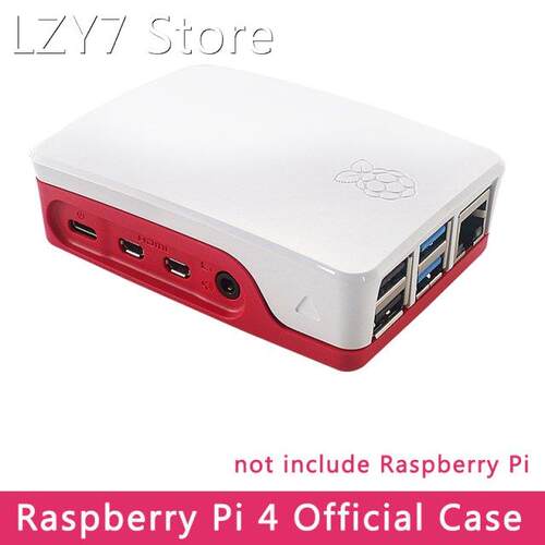 Original Raspberry Pi 4 Official Case ABS White & Re