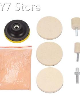 34Pcs Deep Scratch Remover Car Glass Polishing Kit 8 OZ Cer