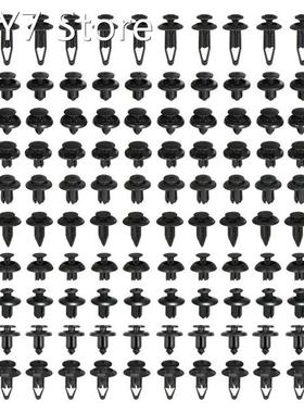 100Pcs Fastener Clips Trunk Screw Rivets Set Car Bumper Fend