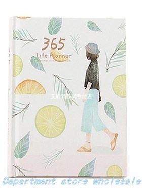 Creative Hardcover Year Plan Notebook 365 Days Inner Page Mo