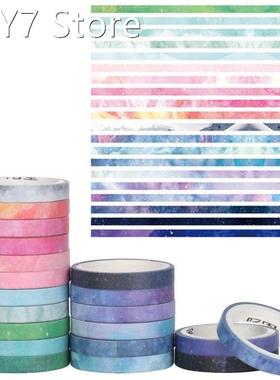 20pcs/set Colorful Foiled Washi Tape DIY Masking Tape Adhesi