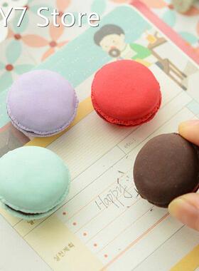 5Pcs/lot Chic Kawaii Macaron Rubber Pencil Eraser Kid Studen