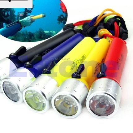 For Professional Diving Flashlight Underwater Torch LED