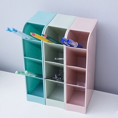 Pencil Pen Holder Stationery Desk Container Storage Box Offi