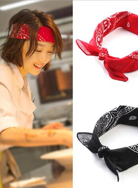 1PC Band Unisex Hip Hop Red Bandana Headwear Hair High Quali