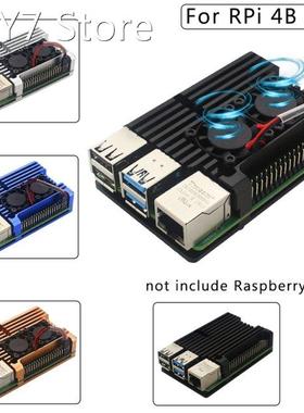 Raspberry Pi 4 4B Case Enclosure CNC Aluminum Cover Heatsink