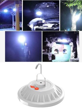 Solar LED Bulbs USB Rechargeable Work Light for Outdoor Camp