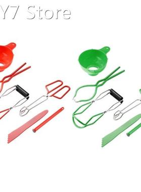 6Pcs/set Stainless-Steel Canning Kit Include Canning Funnel,