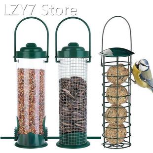 Outdoor Bird Feeder Window Bird Cage Parrot Feeders Hanging