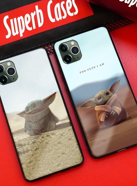 Baby yoda cute funny meme For Apple iPhone SE 6s 7 8 Plus X