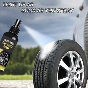 Tyre Gloss Spray Tire Glazing Keep Tire Black Rubber Protect