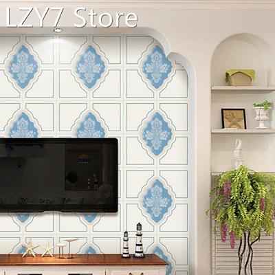 Modern minimalist dormitory non-woven wallpaper bedroom warm