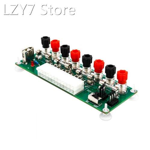 ATX 20/24 Pins ATX Benchtop PC Power Breakout Module Adapter