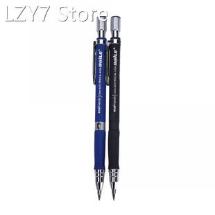 1PC 2B 2.0mm Blue Black Lead Holder Pen Mechanical Pencils D