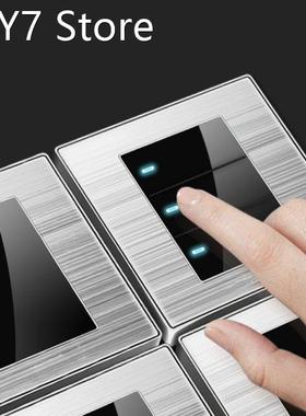 86 Type 1/2/3/4 Gang 1 Way 2 Way Switch With Led Household W