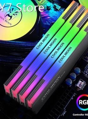 COOLMOON CR-D134S RAM Heatsin 5V 3PIN ARGB Radiator Heat Spr