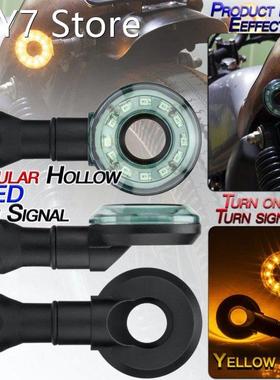 1 Pair Universal Motorcycle Turn Signals Indicator Direction