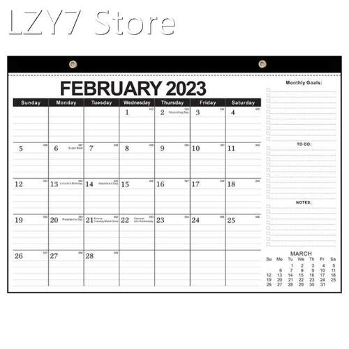 2022 New Desk Pad Calendar 2022-2023 Calendar Black Eng