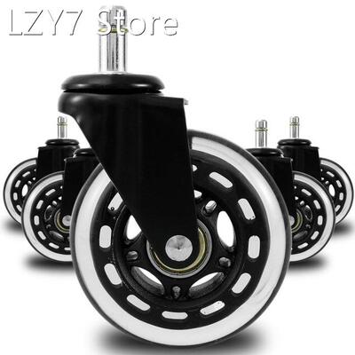 5 Pcs Chair Wheel 360 Swivel Office Chair Caster Wheels Rubb