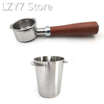 Coffee Bottomless Portafilter,Dosing Cup Coffee Sniffing Mug